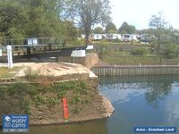 Camera at Evesham Lock