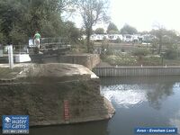 Camera at Evesham Lock