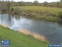 Camera at Newcastle Emlyn
