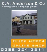 We here at C A Anderson and Co have been supplying quality fishing tackle and shooting equipment at competitive prices for 100 years.