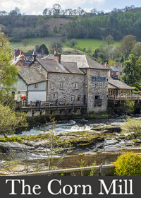 As the name so clearly suggests, our pub was obviously a mill long before we took over and turned it into what it is today. As you walk through the door you will be greeted by a great jumble of old beams everywhere, and the water wheel turning slowly behind the bar. The decks outside are built directly over the mill race and the rapids, and on the opposite bank of the river, steam trains arrive and leave from the restored station. Mountains and hills rise all around Llangollen which is a seriously active place for a small community - in July there is the International Eisteddfod, a massive music festival where choirs from some fifty different countries compete; there is an accompanying Fringe festival based in the theatre behind the Corn Mill; hot air balloon festivals and jazz festivals, food weeks and international canoeing competitions... and a great pub on the river.